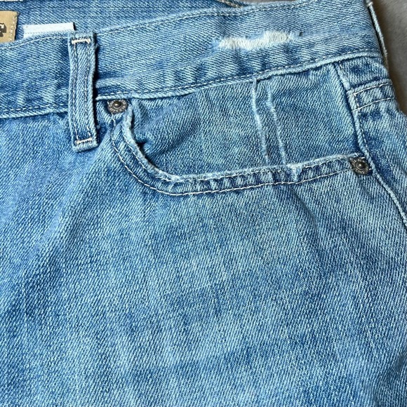 Vintage Old Navy Womens Size 12 Short Boy-Cut Jeans Low Waist Distressed Y2K - Picture 10 of 16